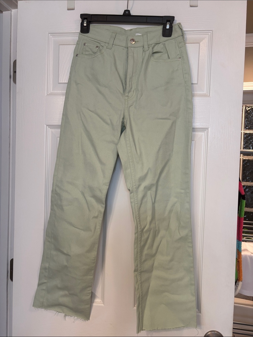 H&M NWT Divided Women's Sage Green Bootcut Jeans